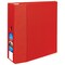 Avery Heavy-Duty 3 Ring Binder, 5" One Touch EZD Rings, 2.3/4.8" Spine, 1 Red Binder (79586)